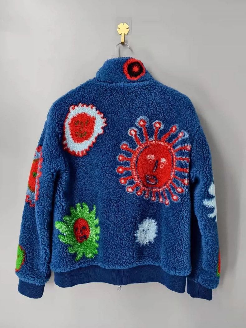 Louis Vuitton Louis Vuitton x Kusama Blue Teddy Jacket-yf Size US L / EU 52-54 / 3 - 2 Thumbnail