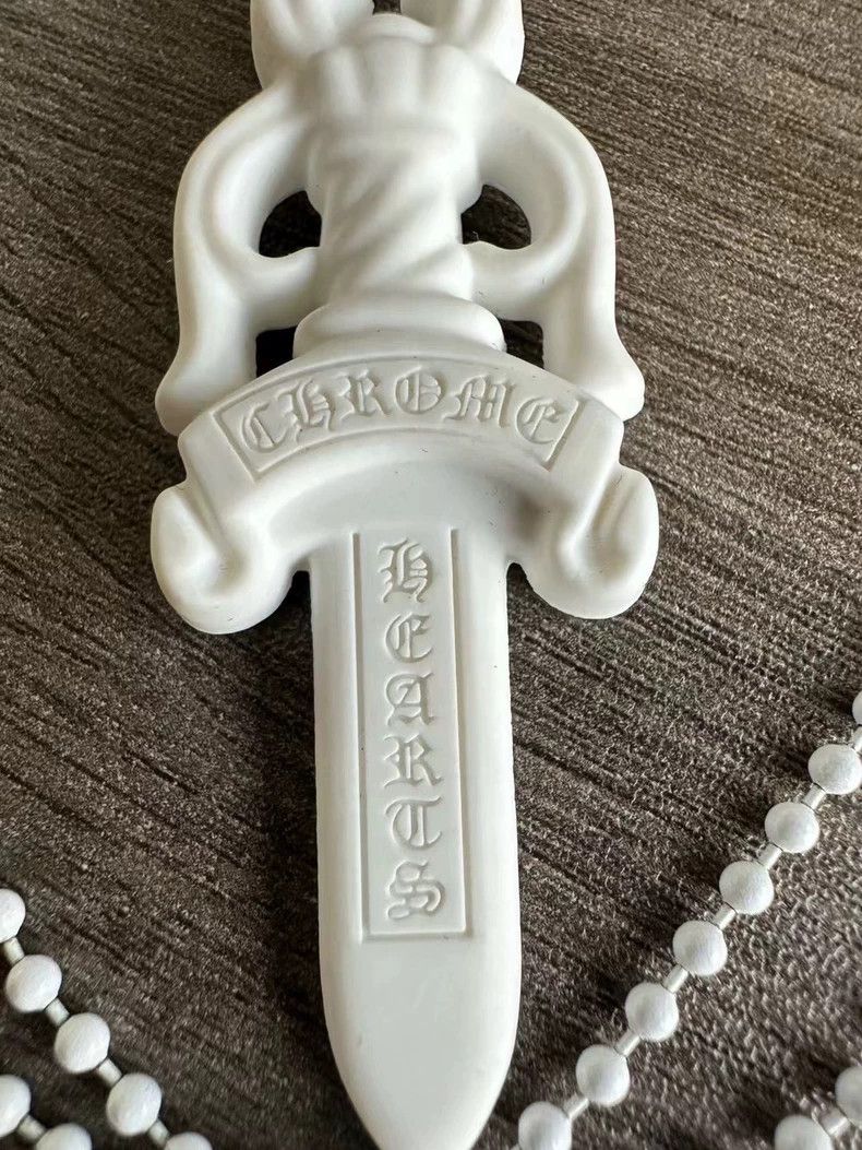Chrome Hearts Chrome Hearts Large White Sword Resin Necklace-yf Size ONE SIZE - 2 Thumbnail