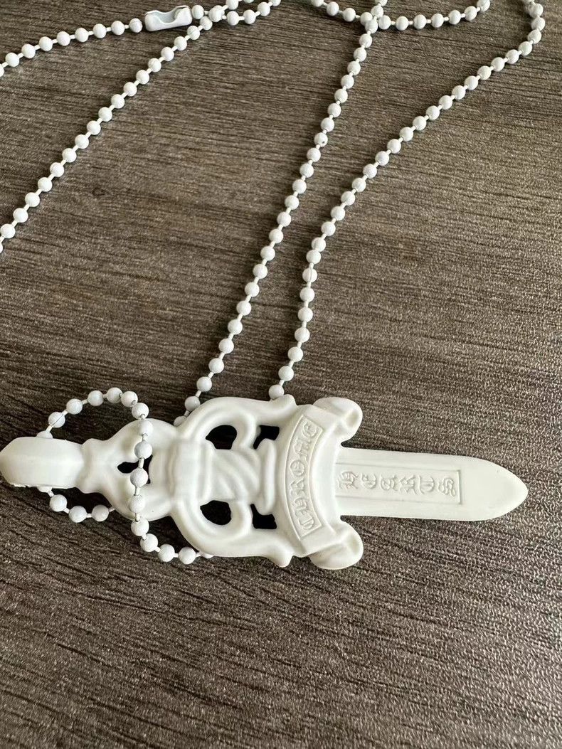 Chrome Hearts Chrome Hearts Large White Sword Resin Necklace-yf Size ONE SIZE - 4 Thumbnail