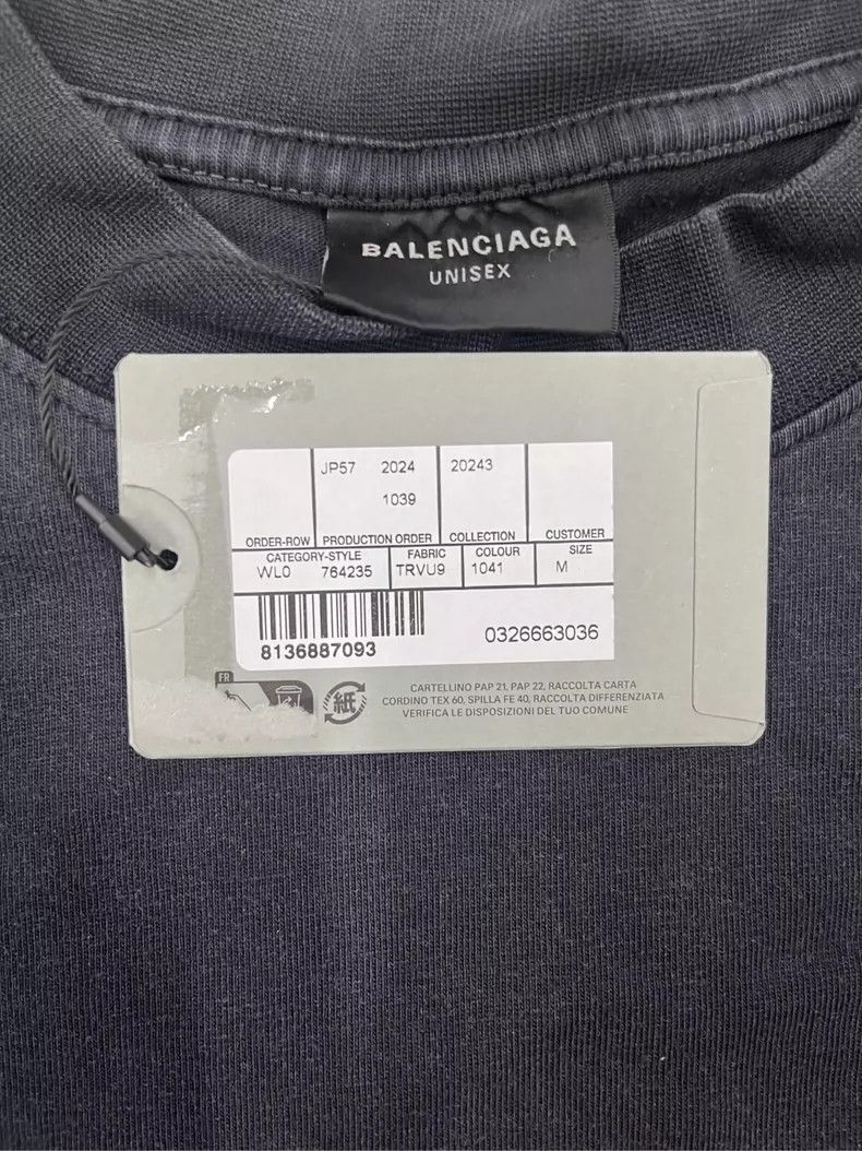 Balenciaga Balenciaga I Love Paris Short Sleeve T-Shirt-yf Size US M / EU 48-50 / 2 - 3 Thumbnail