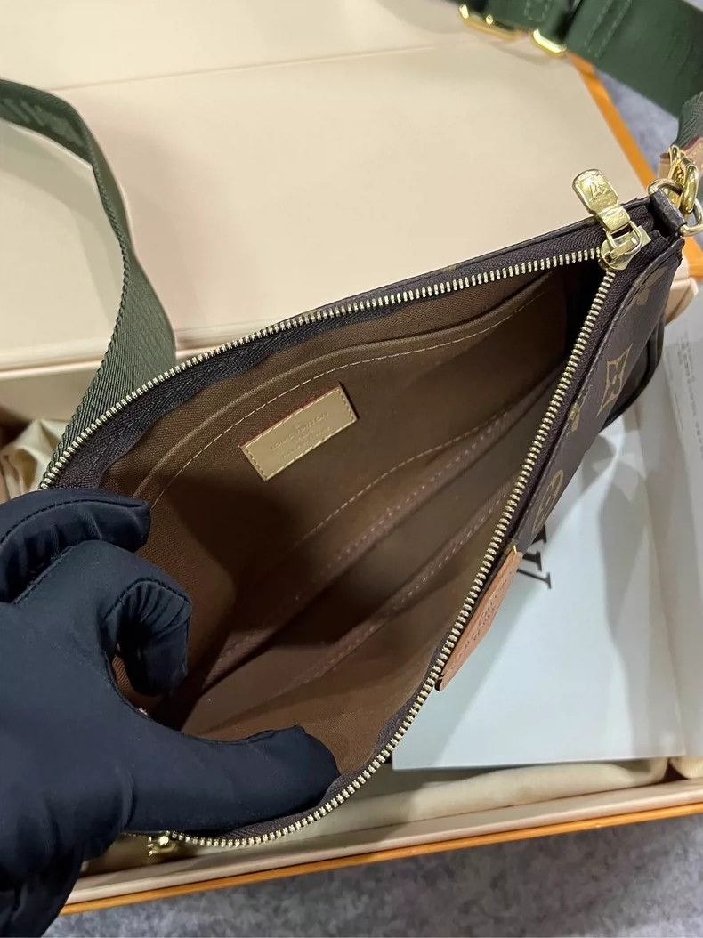 Louis Vuitton Louis Vuitton Green Five-in-One Bag-yf Size ONE SIZE - 4 Thumbnail