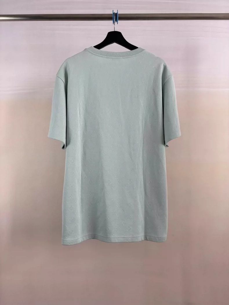 Louis Vuitton Mint Green Short Sleeve Shirt-yf