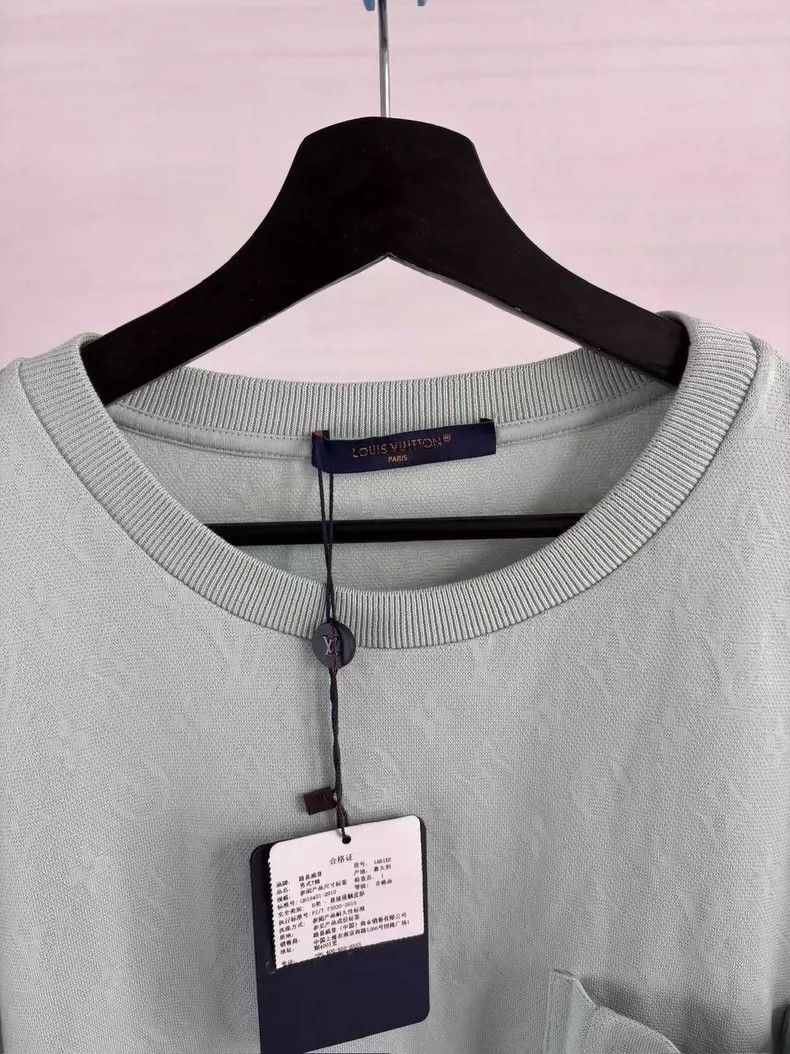 Louis Vuitton Mint Green Short Sleeve Shirt-yf