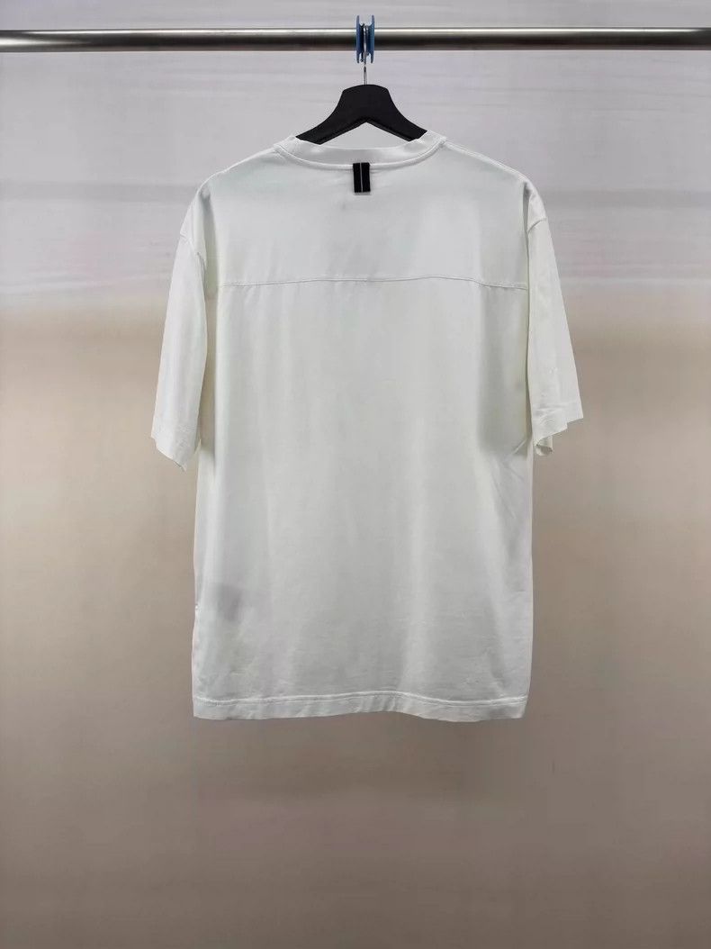 Prada Prada White Logo Short Sleeve T-Shirt-yf Size US L / EU 52-54 / 3 - 2 Thumbnail