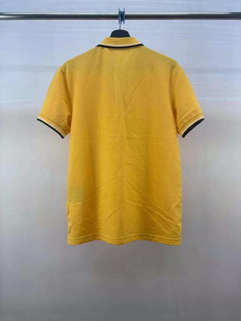 Prada Prada Yellow Logo Short Sleeve Polo Shirt-yf Size US M / EU 48-50 / 2 - 2 Thumbnail