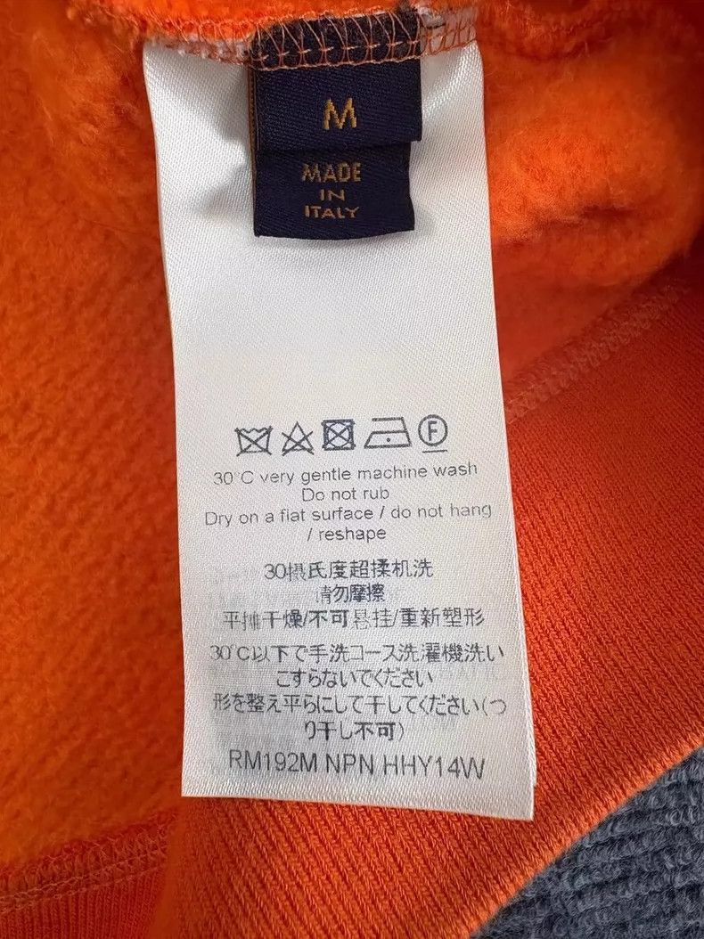 Louis Vuitton Louis Vuitton Orange Logo Sweatshirt-yf Size US M / EU 48-50 / 2 - 6 Thumbnail