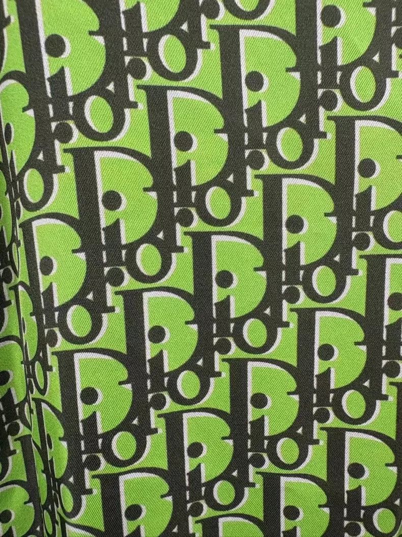 Dior Dior Green Short Sleeve Silk Shirt-yf Size US M / EU 48-50 / 2 - 4 Thumbnail