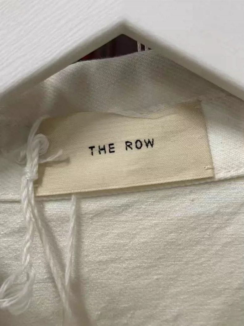 The Row White Denim Long Sleeve Shirt with Minor Flaws-yf Size US XS / EU 42 / 0 - 6 Thumbnail