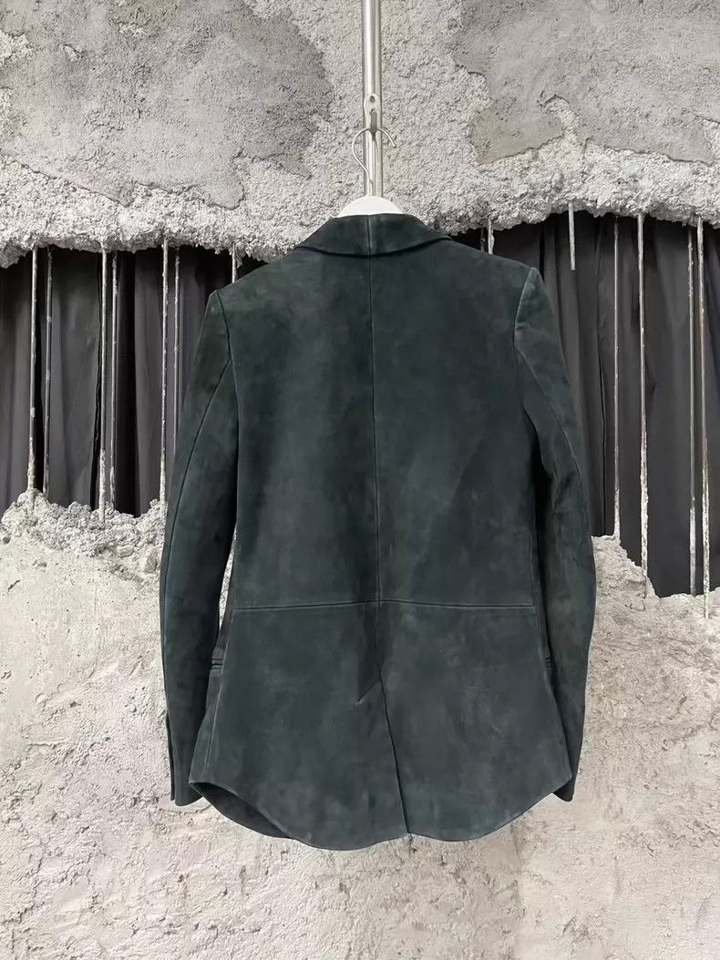 Balmain Balmain Green Velvet Suit Jacket with Gold Buttons-yf Size US XS / EU 42 / 0 - 2 Thumbnail