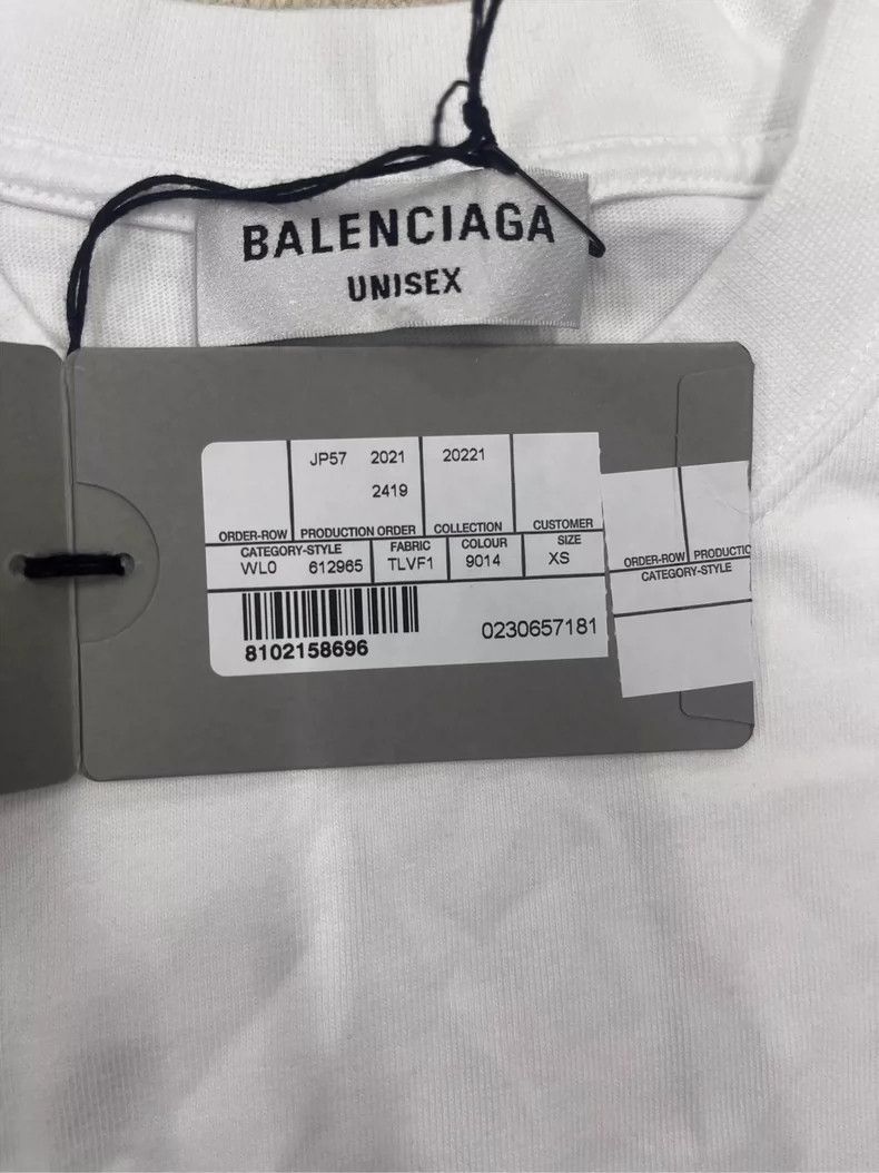 Balenciaga Jelly Logo Short Sleeve T-Shirt-yf
