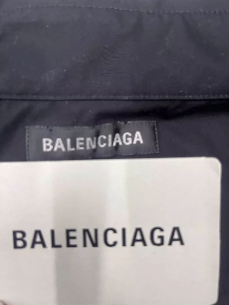 Balenciaga Balenciaga Short Sleeve Logo Shirt-yf Size US M / EU 48-50 / 2 - 4 Thumbnail
