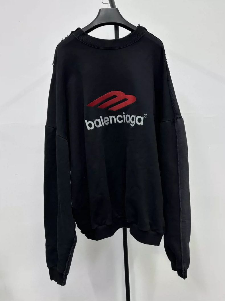 Balenciaga Balenciaga 24SS Long Sleeve Hoodie Sweatshirt-yf Size US XXS / EU 40 - 2 Thumbnail