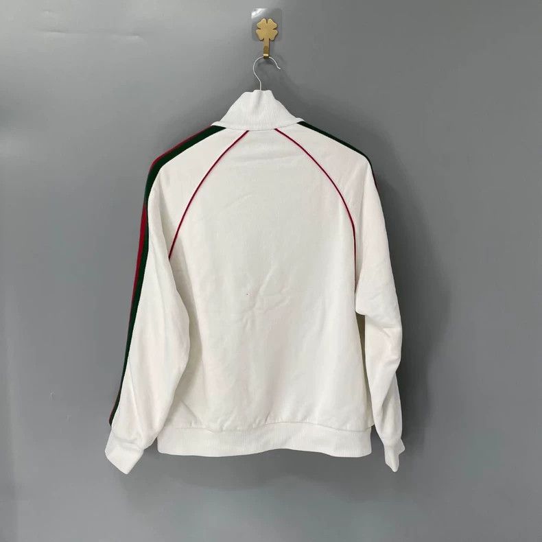 Gucci GUCCI White Zip-Up Knit Hoodie for Men-yf Size US XS / EU 42 / 0 - 2 Thumbnail