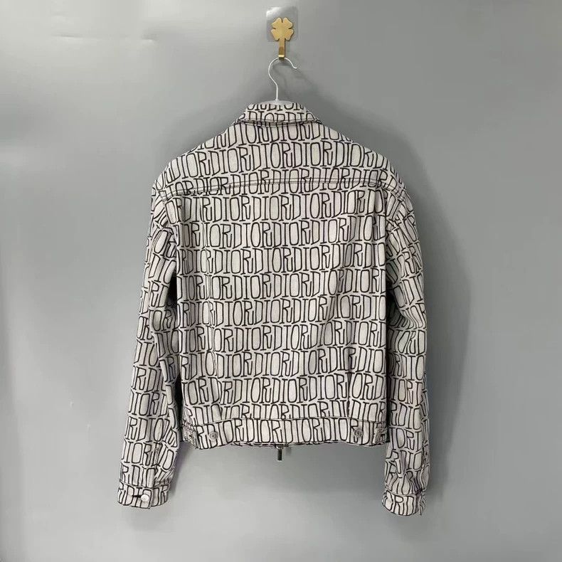 Dior Dior Logo Zip Denim Jacket-yf Size US L / EU 52-54 / 3 - 2 Thumbnail