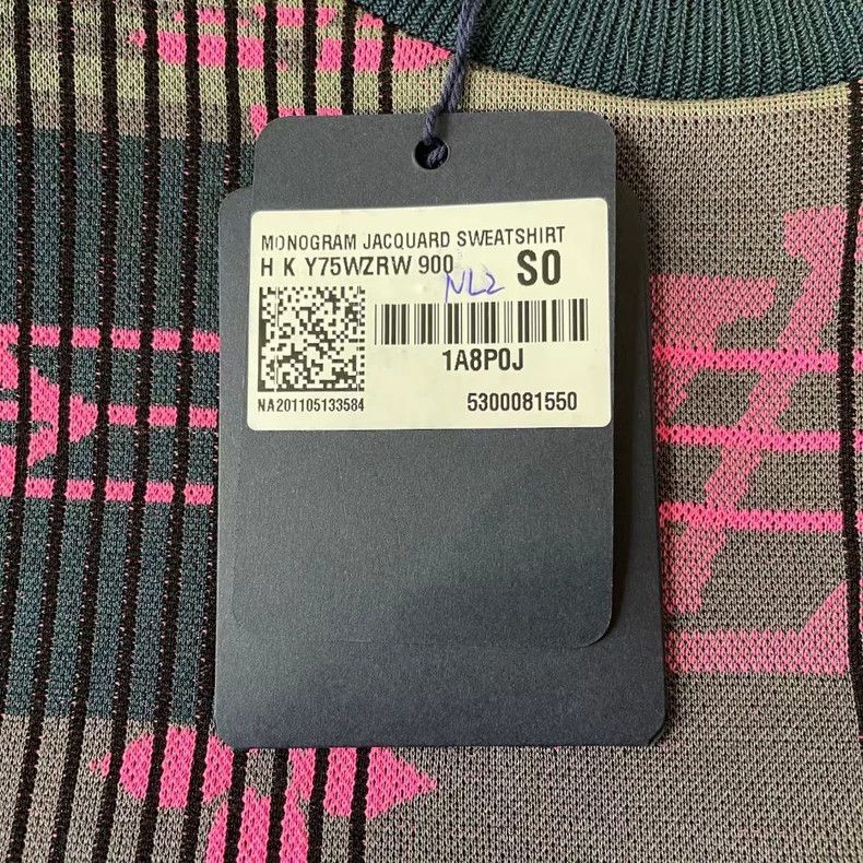 Louis Vuitton Louis Vuitton Pink Patterned Sweatshirt-yf Size US S / EU 44-46 / 1 - 5 Thumbnail
