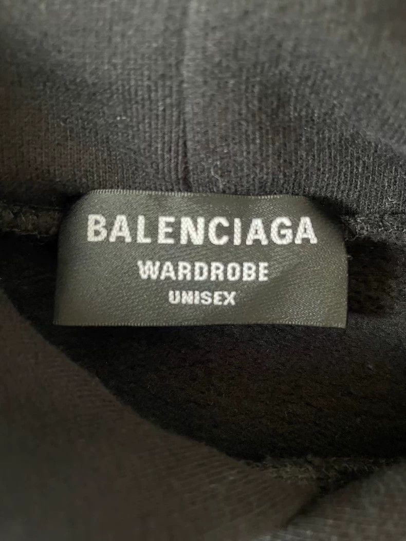 Balenciaga Balenciaga Black Hoodie with Double B Logo-yf Size US XS / EU 42 / 0 - 3 Thumbnail