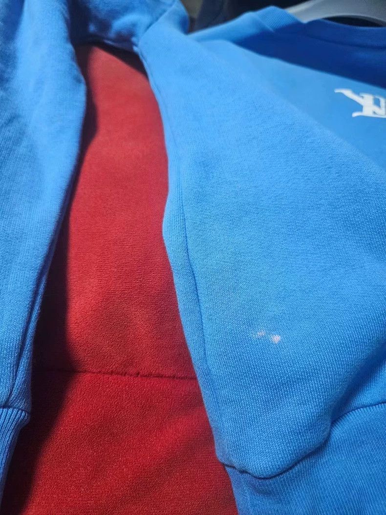 Louis Vuitton Louis Vuitton Blue Sweatshirt with Lettering-yf Size US XS / EU 42 / 0 - 5 Thumbnail