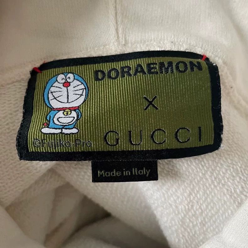 Gucci Gucci x Doraemon Embroidered Hoodie-yf Size US L / EU 52-54 / 3 - 3 Thumbnail