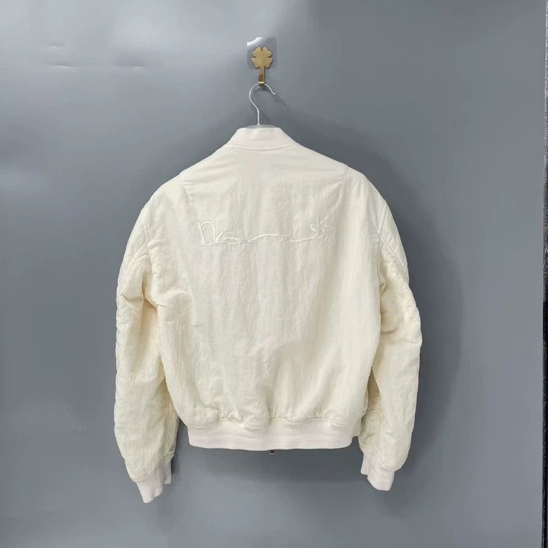 Dior Dior Travis Scott White Bomber Jacket-yf Size US L / EU 52-54 / 3 - 2 Thumbnail