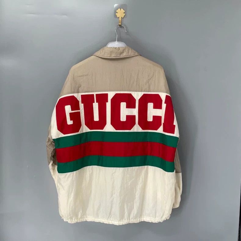 Gucci GUCCI Logo Jacket with Tag Size M-yf Size US M / EU 48-50 / 2 - 2 Thumbnail