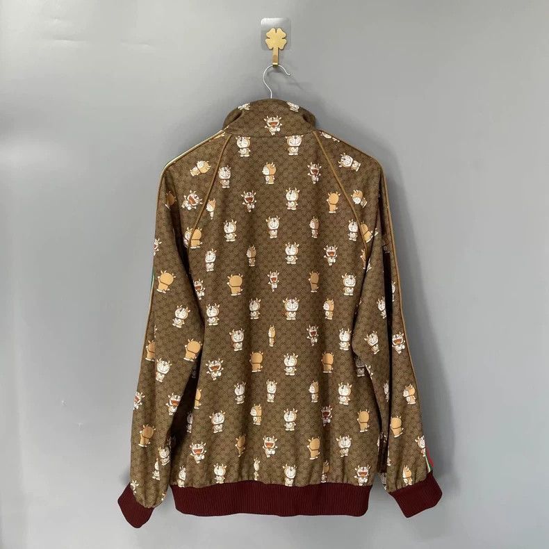 Gucci Gucci Doraemon Print Zip-up Jacket-yf Size US L / EU 52-54 / 3 - 2 Thumbnail