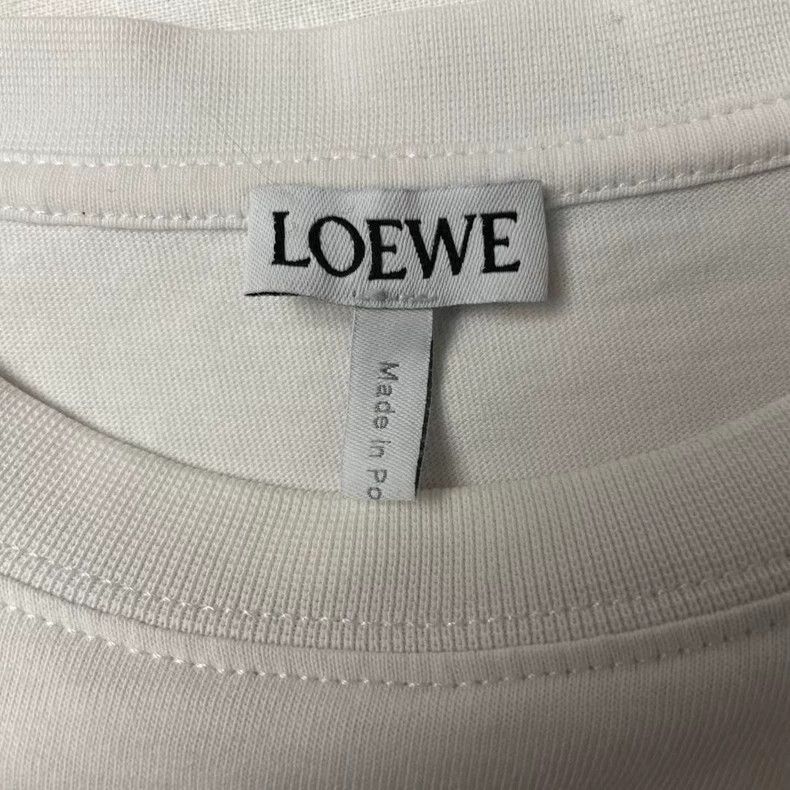 Loewe Loewe White Short Sleeve Logo T-Shirt-yf Size US XS / EU 42 / 0 - 4 Thumbnail