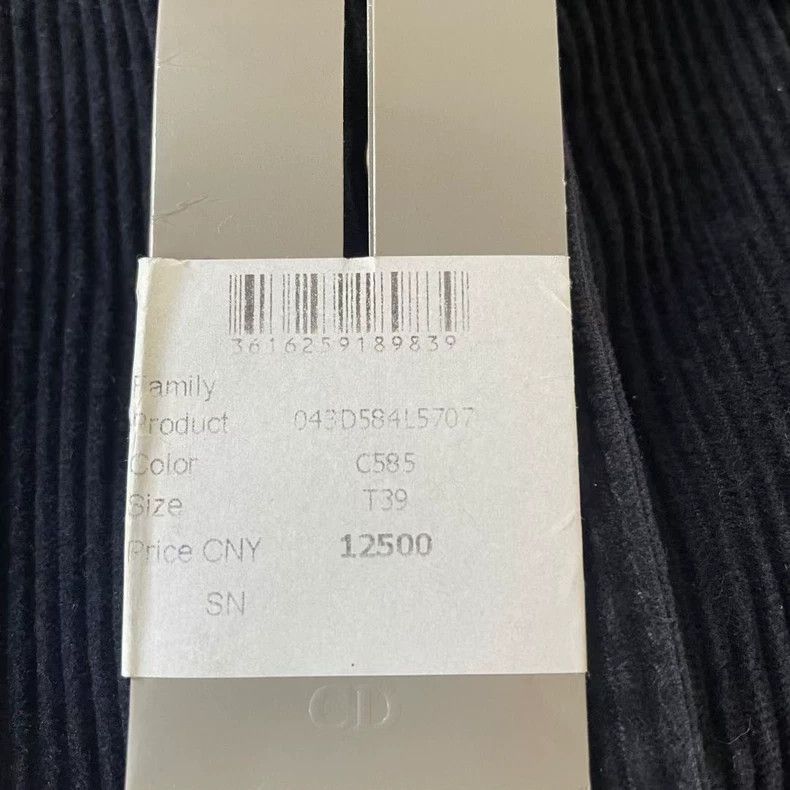 Dior DIOR Corduroy Label Collar Jacket-yf Size US M / EU 48-50 / 2 - 5 Thumbnail
