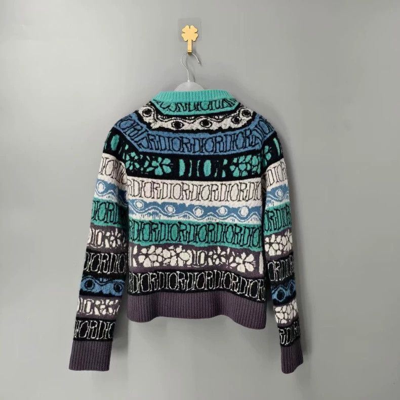 Dior Dior x Stussy Full Print Sweater-yf Size US XS / EU 42 / 0 - 2 Thumbnail