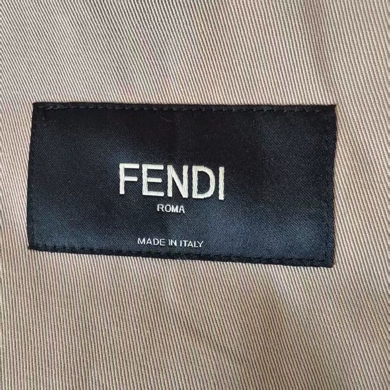 Fendi Fendi Suede Jacket with Patch Details-yf Size US XXL / EU 58 / 5 - 3 Thumbnail