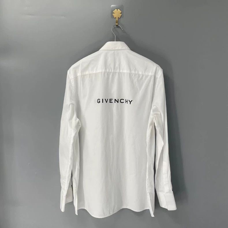 Givenchy Givenchy Logo Loose Long Sleeve Shirt-yf Size US M / EU 48-50 / 2 - 2 Thumbnail