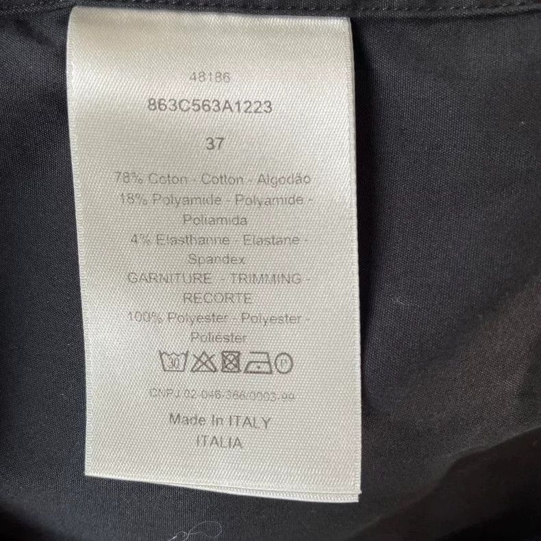 Dior Dior Atelier Black Logo Long Sleeve Shirt-yf Size US M / EU 48-50 / 2 - 5 Thumbnail