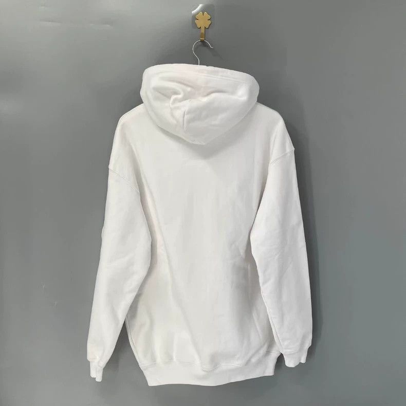 Balenciaga Balenciaga White Logo Hoodie with Green Print-yf Size US XS / EU 42 / 0 - 2 Thumbnail