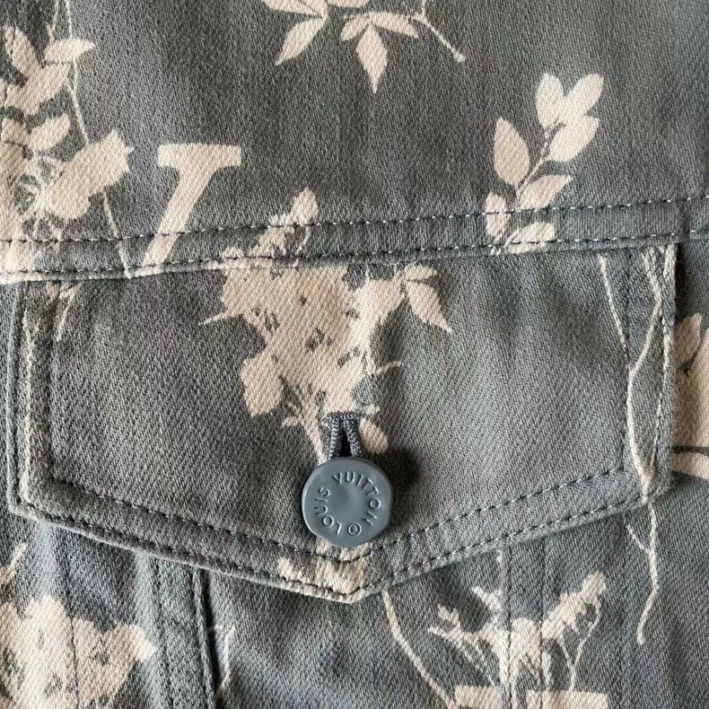 Louis Vuitton Louis Vuitton Plant Pattern Denim Jacket-yf Size US L / EU 52-54 / 3 - 5 Thumbnail