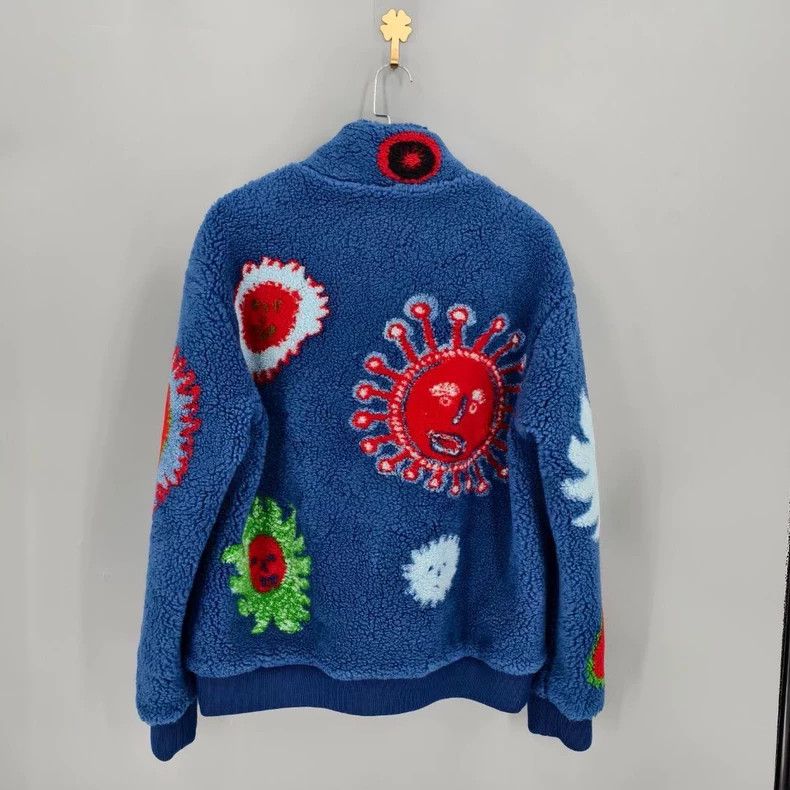 Louis Vuitton Louis Vuitton Blue Teddy Jacket with Prints-yf Size US XXL / EU 58 / 5 - 2 Thumbnail