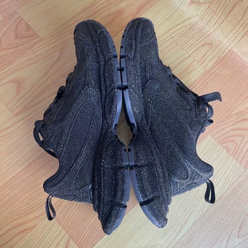 Balenciaga Balenciaga Black Rhinestone Sneakers Size 41-yf Size US 8 / EU 41 - 3 Thumbnail