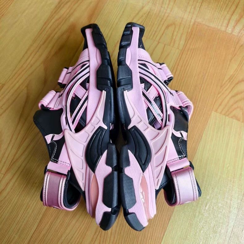 Balenciaga Balenciaga Track 2.0 Pink Beach Sandals-yf Size US 8 / EU 41 - 2 Thumbnail