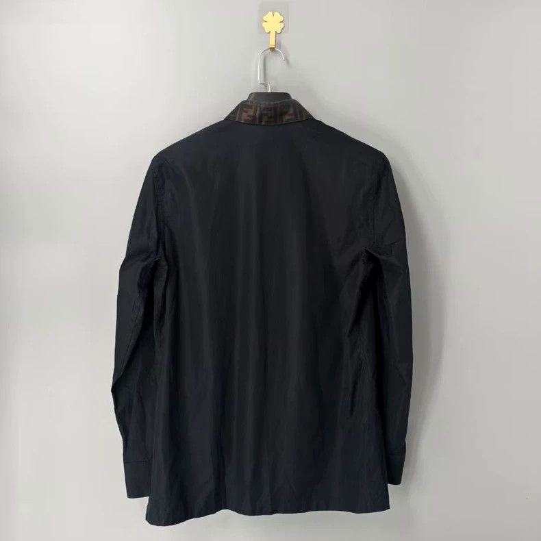 Fendi FENDI Long Sleeve Logo Shirt Size 40-yf Size US M / EU 48-50 / 2 - 2 Thumbnail