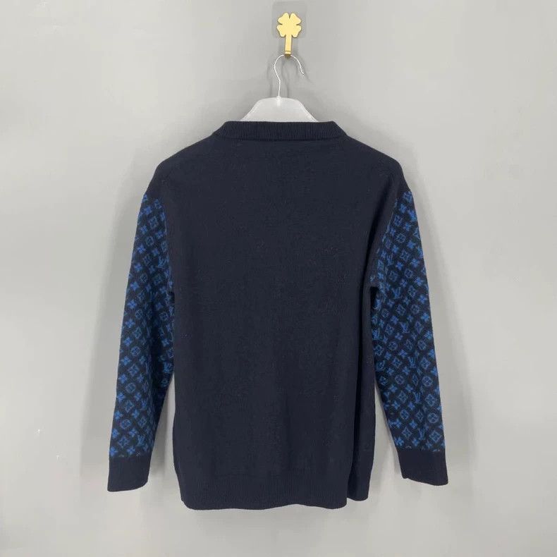 Louis Vuitton Louis Vuitton Monogram Wool Long Sleeve Sweater-yf Size US L / EU 52-54 / 3 - 2 Thumbnail