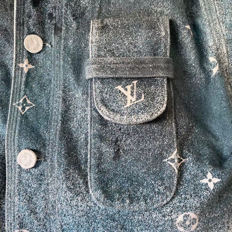 Louis Vuitton Louis Vuitton Ombre Denim Jacket-yf Size US S / EU 44-46 / 1 - 5 Thumbnail