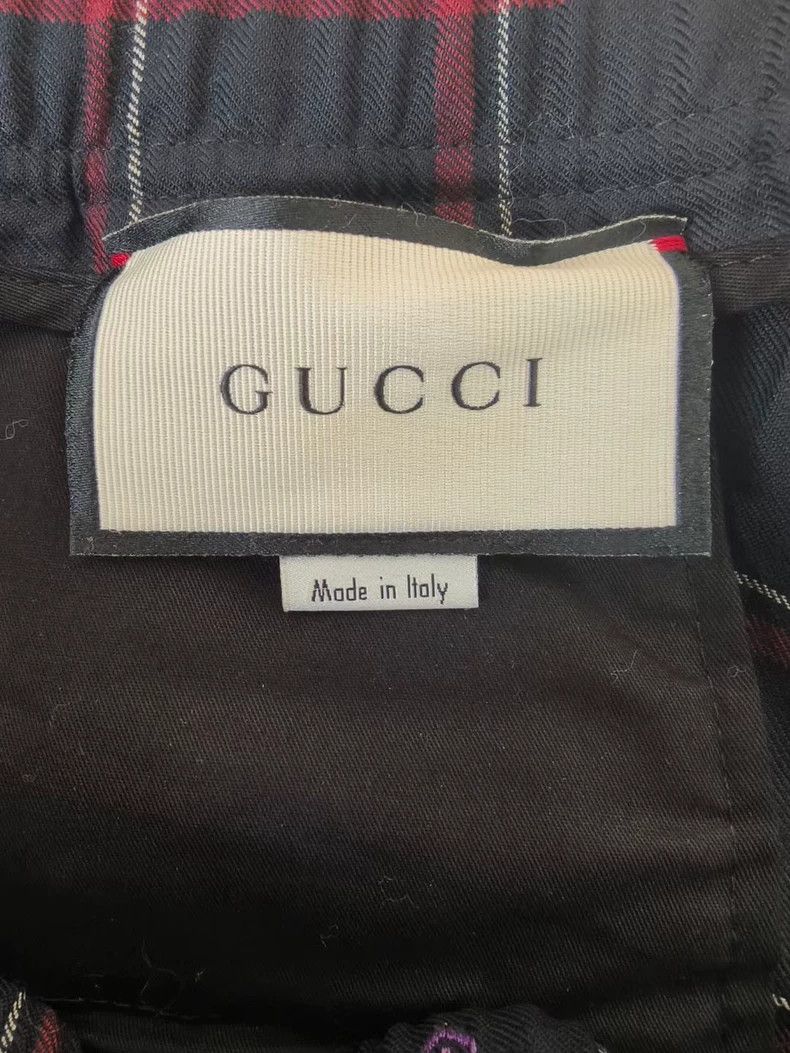 Gucci Gucci Plaid Logo Pants Size 44-yf Size US 44 / EU 60 - 3 Thumbnail
