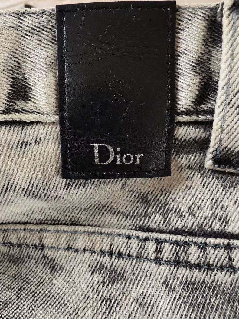 Dior Dior Snowflake Splash Denim Jeans-yf Size US 32 / EU 48 - 5 Thumbnail
