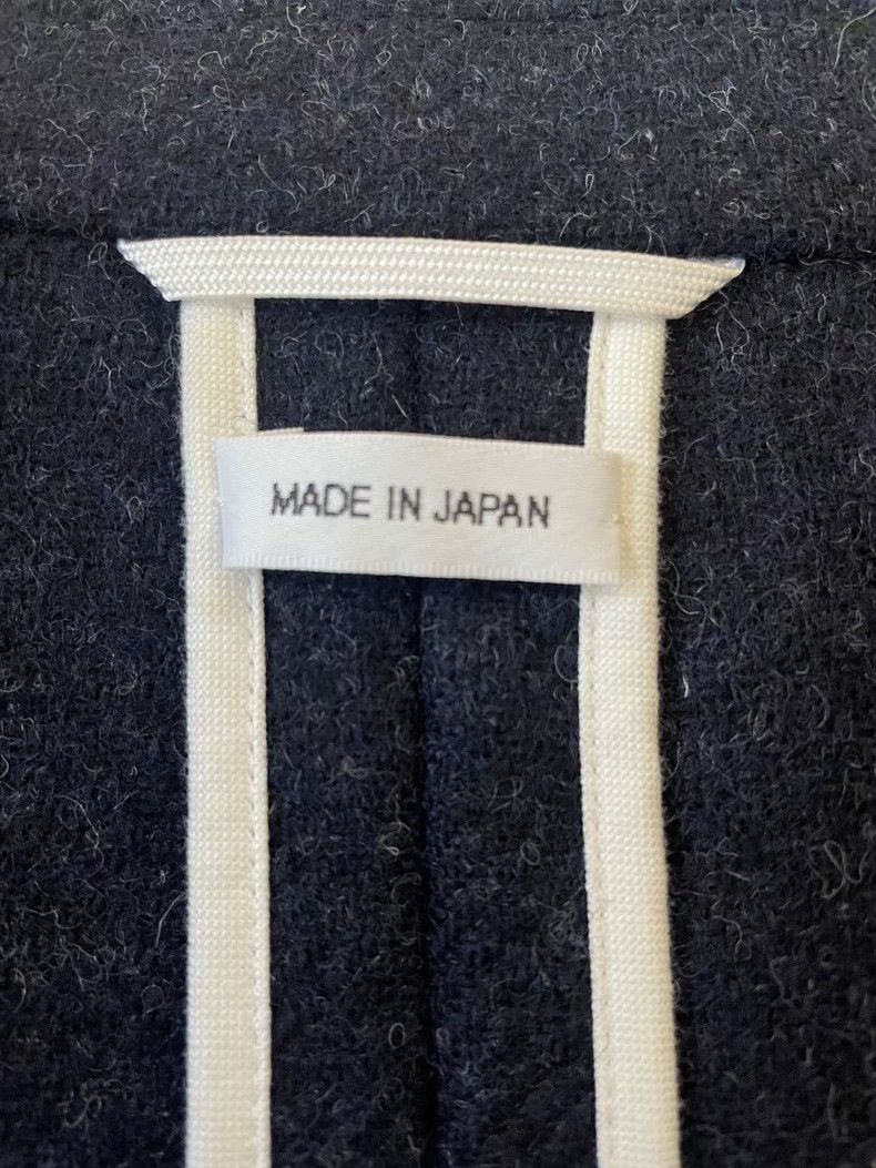 Thom Browne Thom Browne Wool Coat with White Trim-yf Size US XS / EU 42 / 0 - 3 Thumbnail