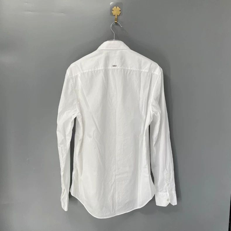 Louis Vuitton Louis Vuitton White Long Sleeve Shirt-yf Size US XL / EU 56 / 4 - 2 Thumbnail