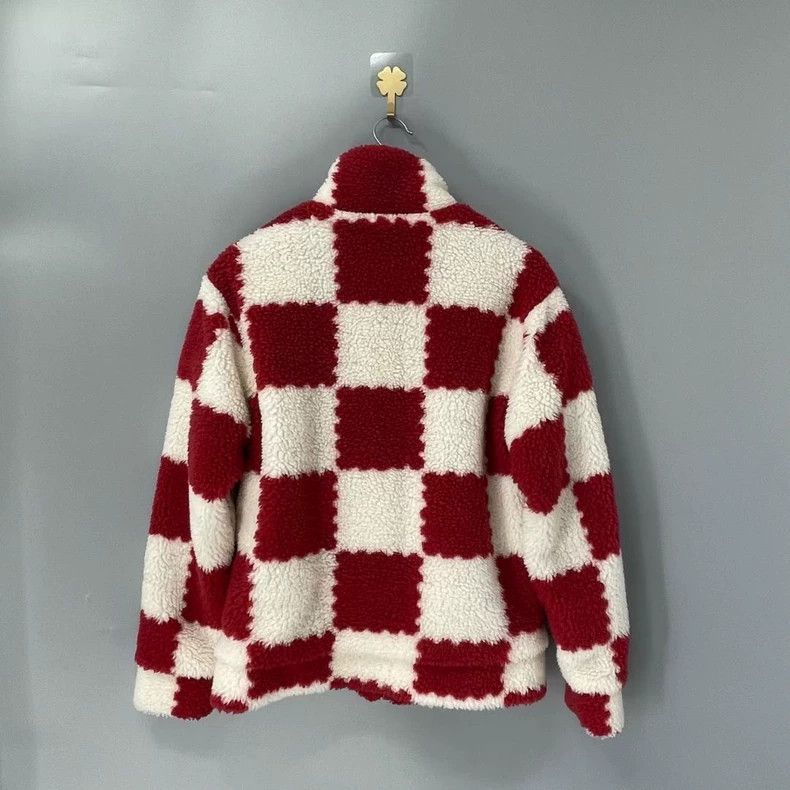 Louis Vuitton Louis Vuitton Nigo Checkered Teddy Jacket-yf Size US S / EU 44-46 / 1 - 2 Thumbnail