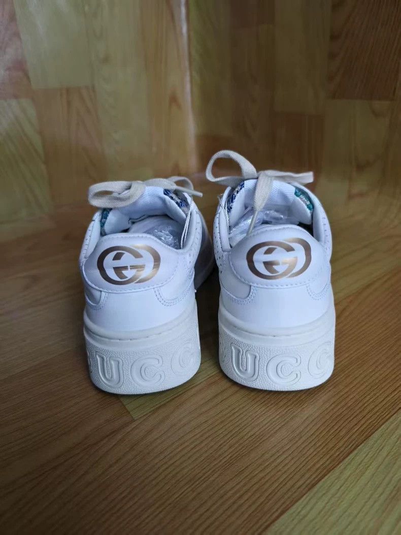 Gucci GUCCI GG Multicolor Embroidered Low-top Sneakers-yf Size US 5 / EU 37 - 5 Thumbnail