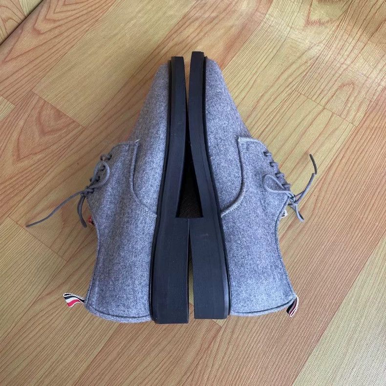 Thom Browne Thom Browne Gray Wool Derby Casual Shoes-yf Size US 8 / EU 41 - 3 Thumbnail