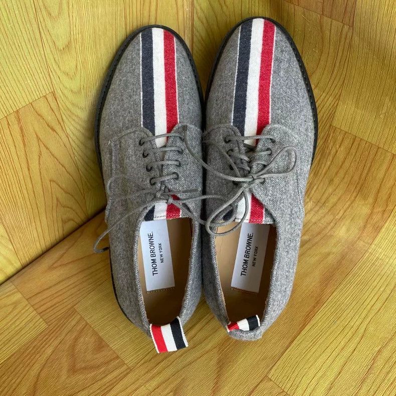 Thom Browne Thom Browne Gray Wool Derby Casual Shoes-yf Size US 8 / EU 41 - 5 Thumbnail