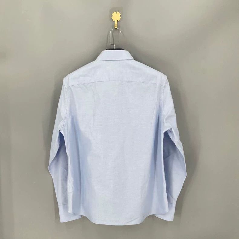 Louis Vuitton Louis Vuitton Long Sleeve Logo Shirt Blue-yf Size US L / EU 52-54 / 3 - 2 Thumbnail