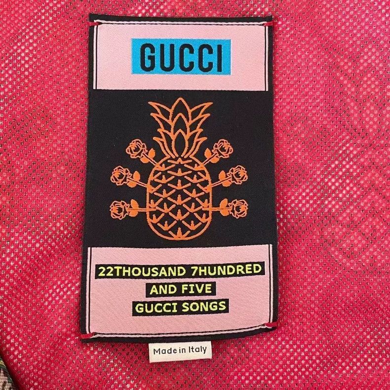 Gucci Gucci Pineapple Logo Zipper Jacket New-yf Size US M / EU 48-50 / 2 - 5 Thumbnail