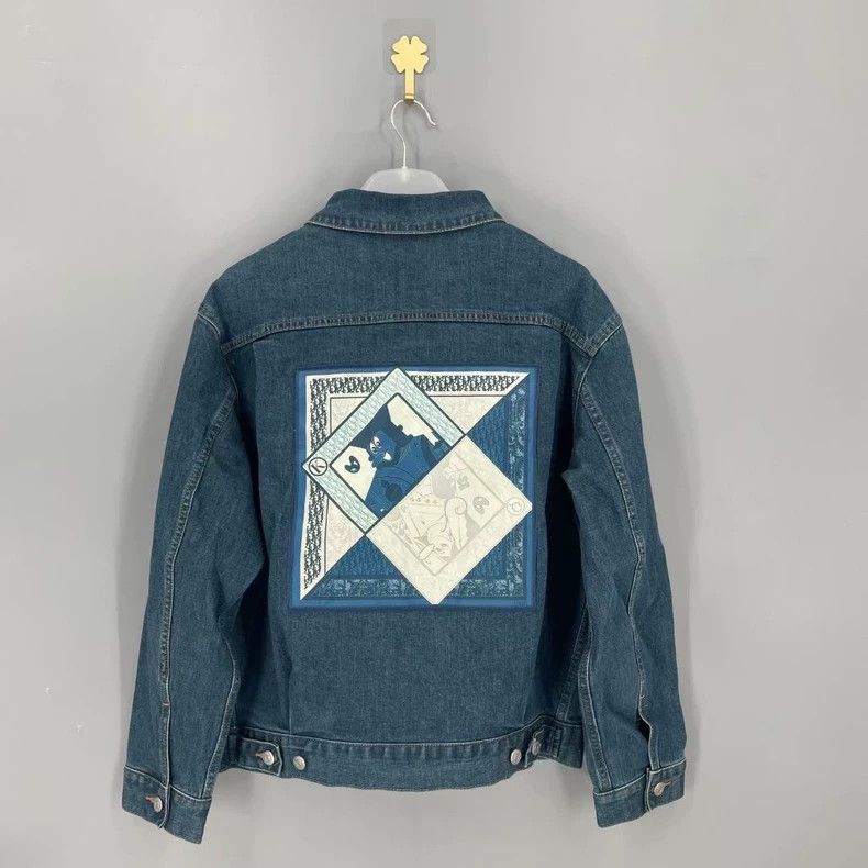 Dior Dior x Kenny Scharf Denim Jacket for Men-yf Size US M / EU 48-50 / 2 - 2 Thumbnail